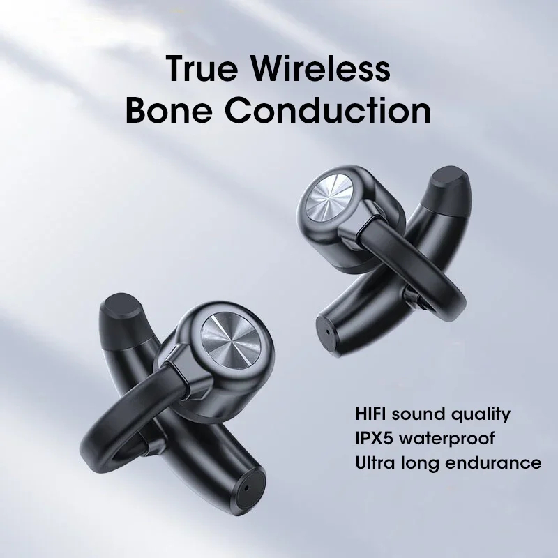 Bone Conduction Running Headphones - True Bone Conduction TWS Wireless Bluetooth