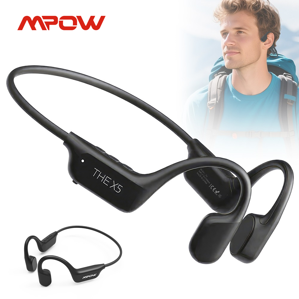 Bone Conduction Running Headphones - Mpow X5 Bone Conduction Headphones Open