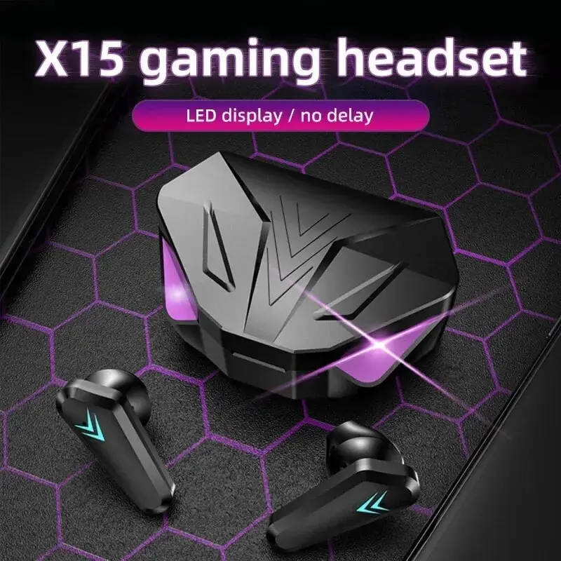 Gaming Headset With Mic Rgb - TWS Wireless Bluetooth 5.3 Headset LED