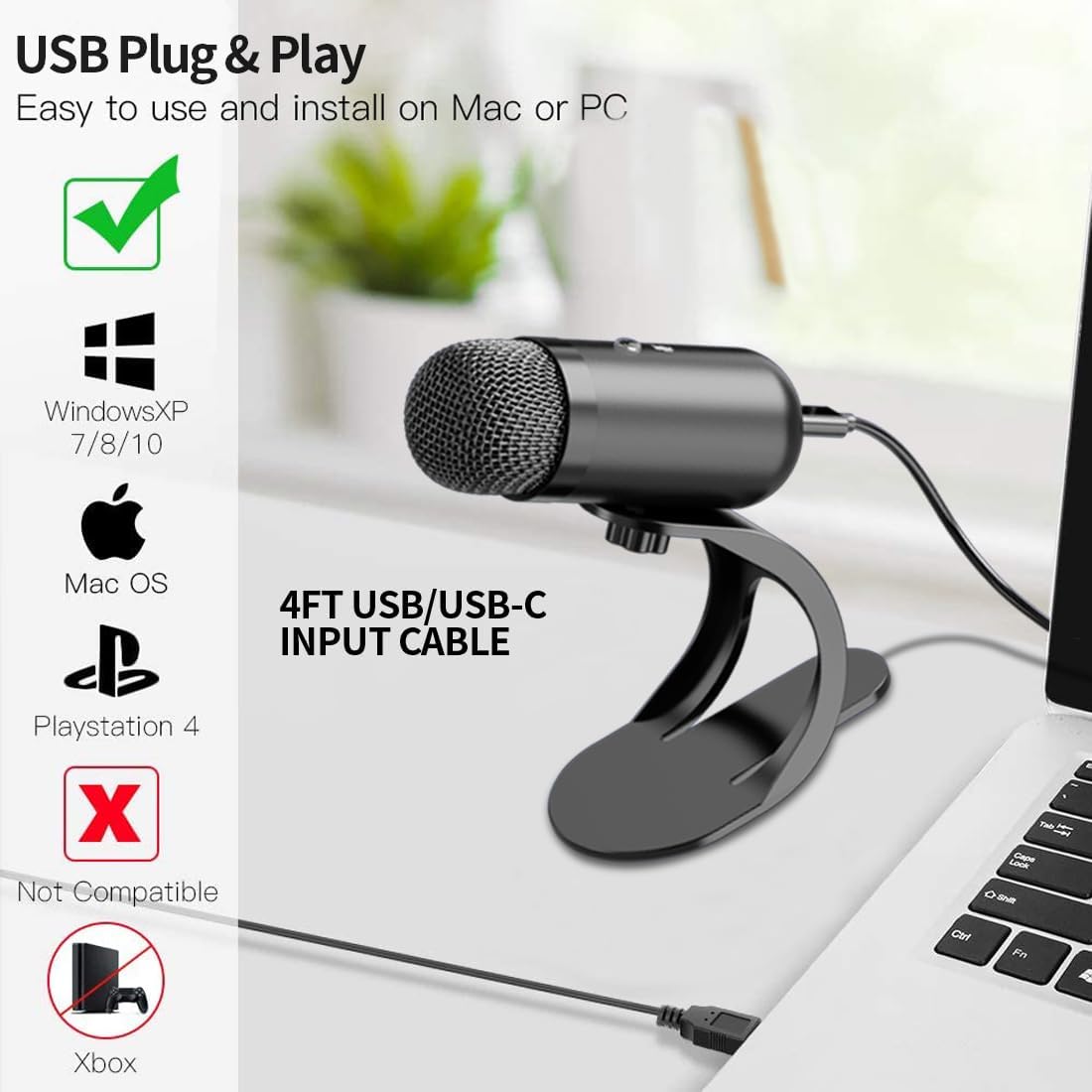 Tablets - Professional USB Microphone Condenser conference Microphone
