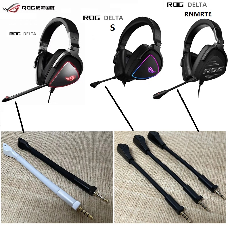 Gaming Headset With Mic Rgb - Original Microphones For ASUS ROG Delta