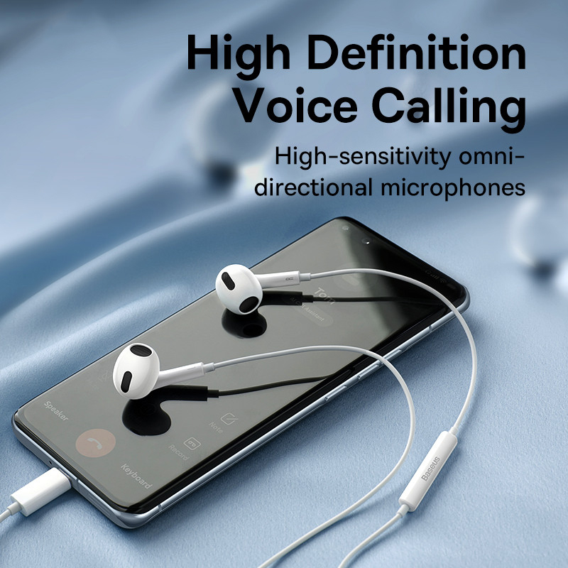 Baseus C17 Wired Earphone Type - огляд і ціна Type C Wired Earphones With Mic