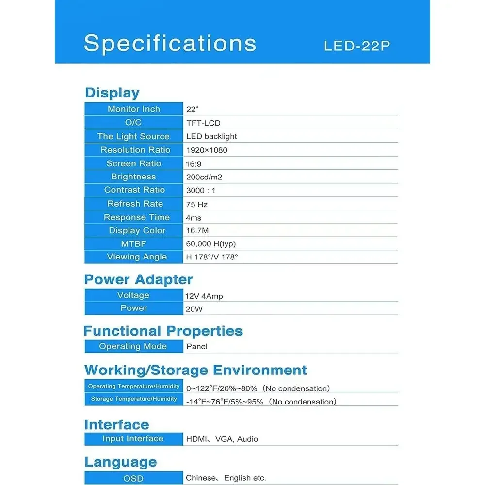 Security Camera Monitor Screen - огляд і ціна Speakers