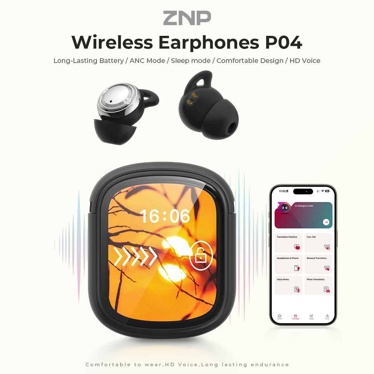 ZNP P04 Sleeping Aid Earbuds A - огляд і ціна Headphones