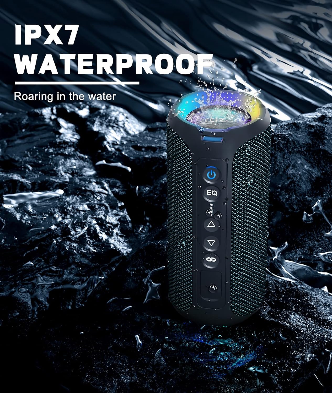 Ortizan Bluetooth Speakers 40W - огляд і ціна Portable Bluetooth Speaker Waterproof Ipx7