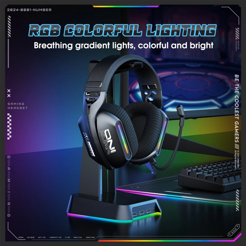 ONIKUMA GT808 Wireless Gaming  - огляд і ціна Type C Wired Earphones With Mic
