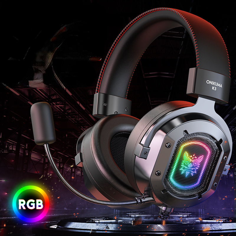 Onikuma k3 Headset Gamer RGB W - огляд і ціна Gaming Headset With Mic Rgb