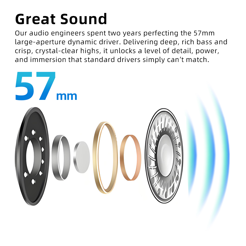 Bluedio 57mm Driver Wireless H - огляд і ціна Anc Wireless Over Ear Headphones