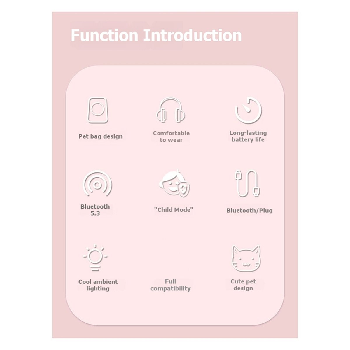 [VALUE PACK]Cute Cat Ear Bluet - огляд і ціна Cat Ear Bluetooth Headset Led