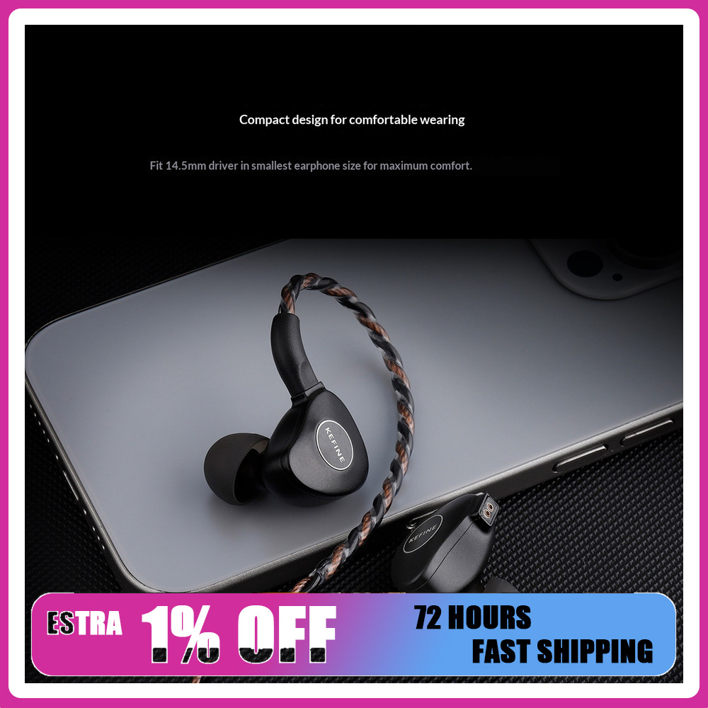 KEFINE Klanar 14.5mm Planar Ma - огляд і ціна Planar Magnetic Iem Earphones