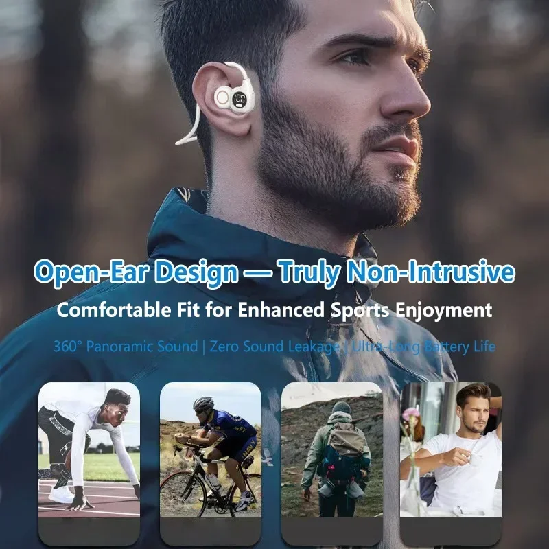 Bone Conduction Bluetooth Earb - огляд і ціна Anc Wireless Over Ear Headphones
