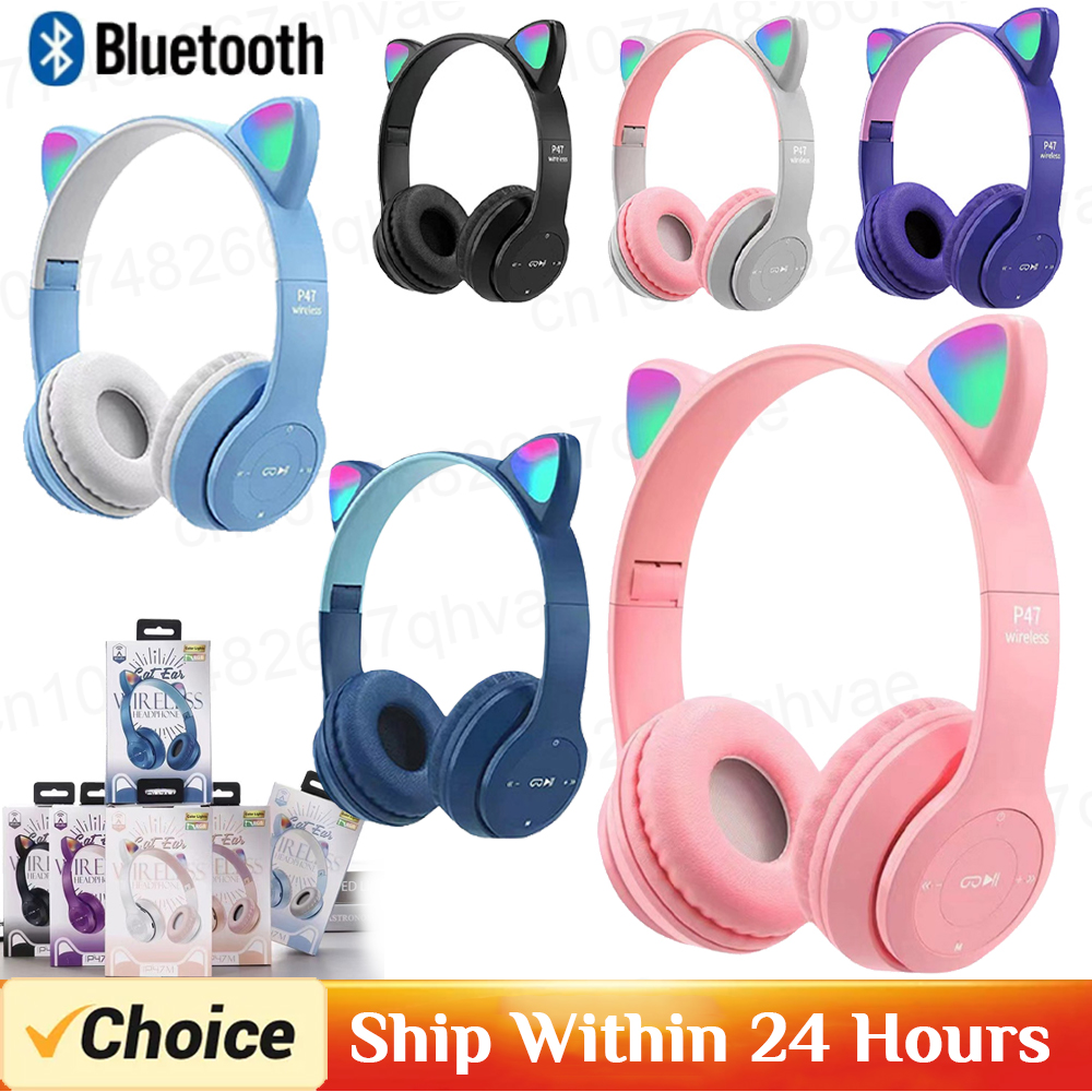 P47M Wireless Bluetooth Headse - огляд і ціна Gaming Headset With Mic Rgb