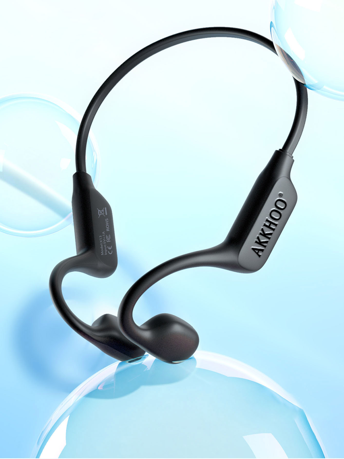 Open Ear Bone Conduction Bluet - огляд і ціна Bone Conduction Running Headphones