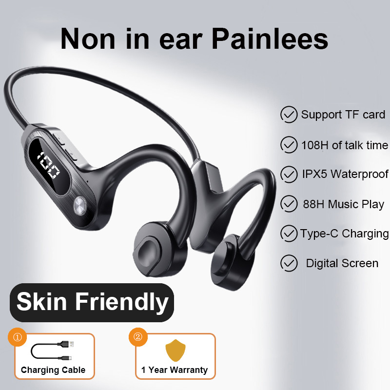 Bone Conduction Bluetooth 5.3  - огляд і ціна Bone Conduction Running Headphones