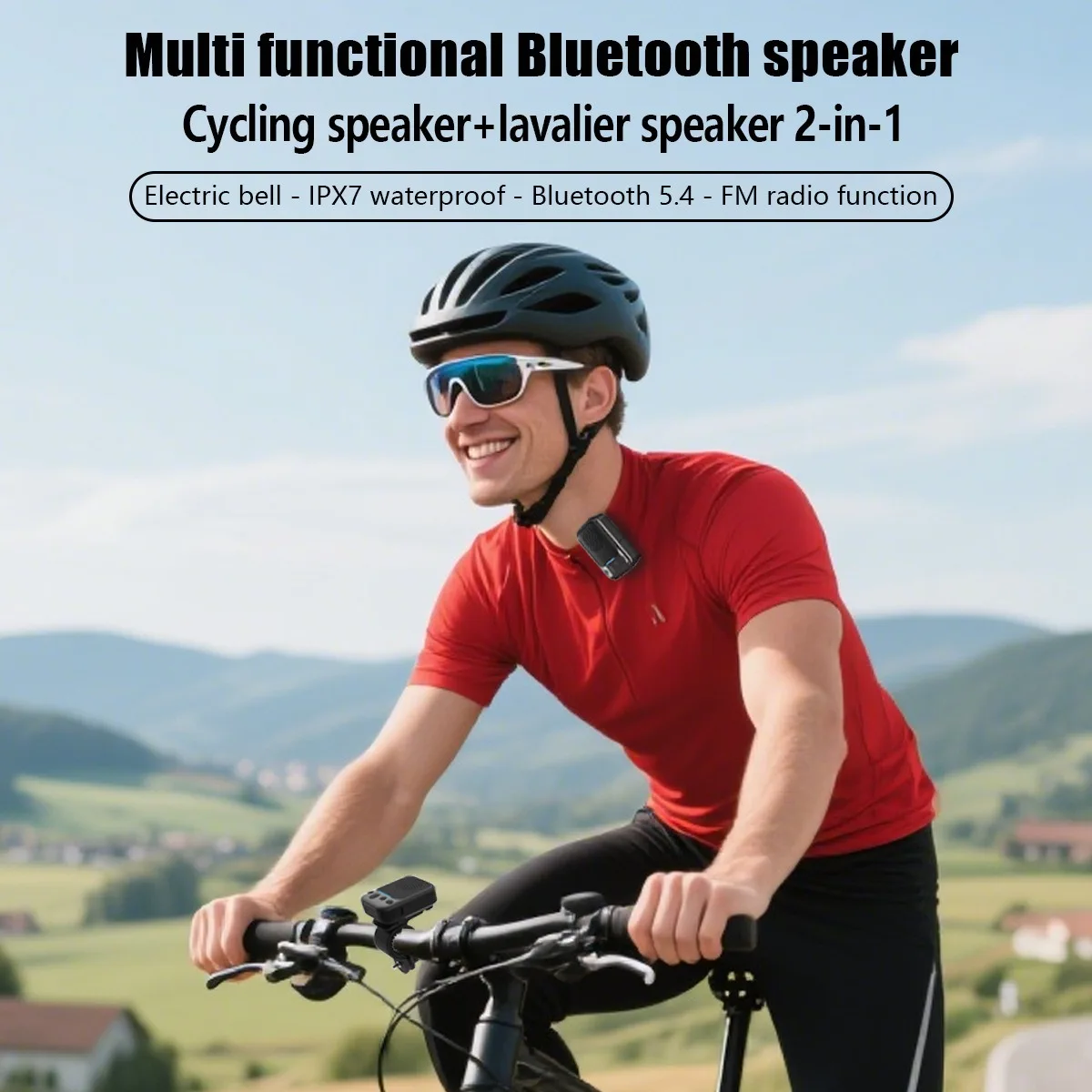 Mini Bike Wireless Speaker Blu - огляд і ціна Portable Bluetooth Speaker Waterproof Ipx7