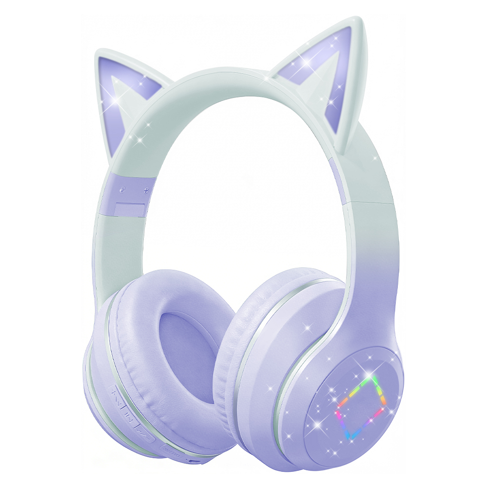 Lovely Kawaii Cat Ear Wireless - огляд і ціна Cat Ear Bluetooth Headset Led