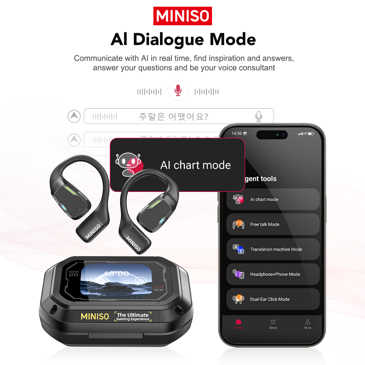 Translator Earphone  MINISO M9 - огляд і ціна Type C Wired Earphones With Mic