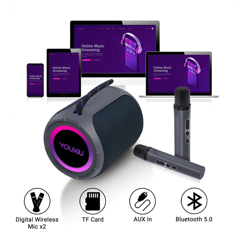 40W Portable Bluetooth Speaker - огляд і ціна Portable Bluetooth Speaker Waterproof Ipx7