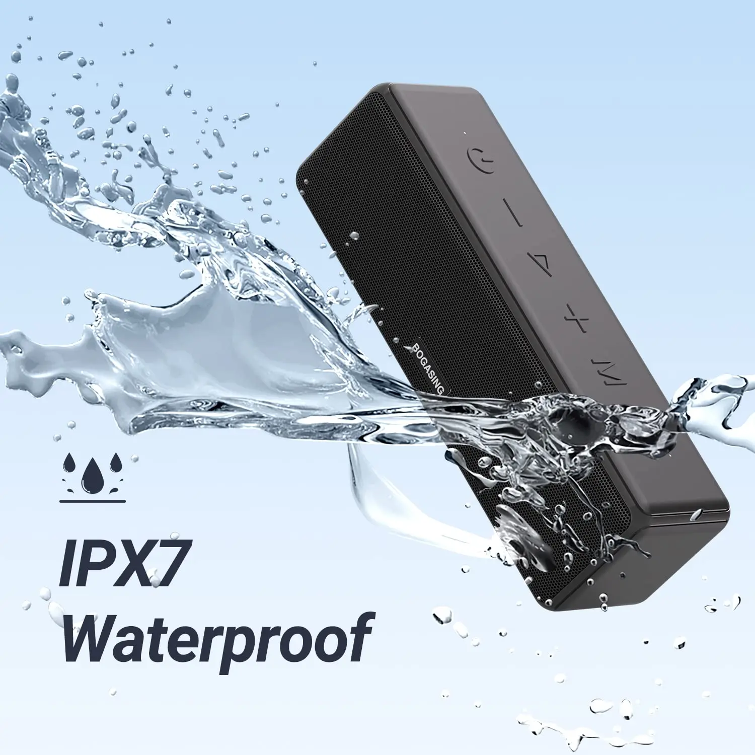 BOGASING M8 Wireless Bluetooth - огляд і ціна Portable Bluetooth Speaker Waterproof Ipx7