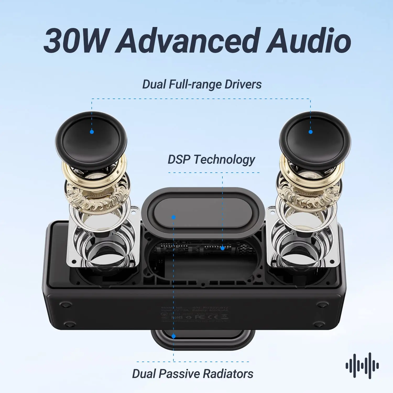 BOGASING M8 Wireless Bluetooth - огляд і ціна Portable Bluetooth Speaker Waterproof Ipx7