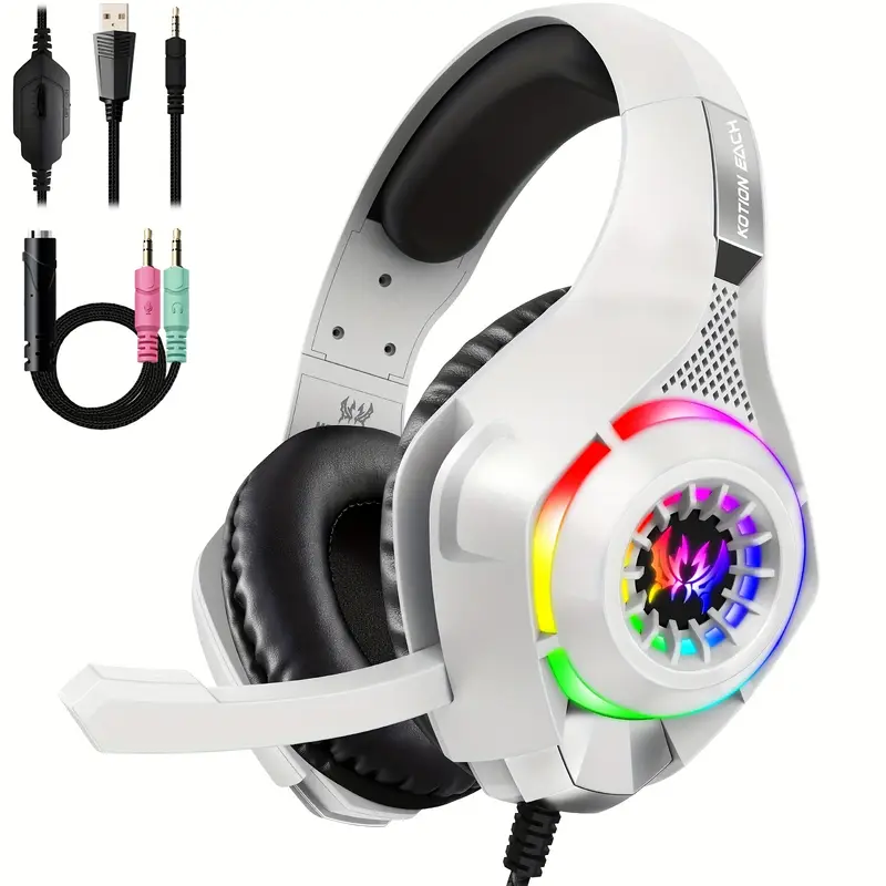 Gaming Headset for PC, PS4, PS - огляд і ціна Gaming Headset With Mic Rgb