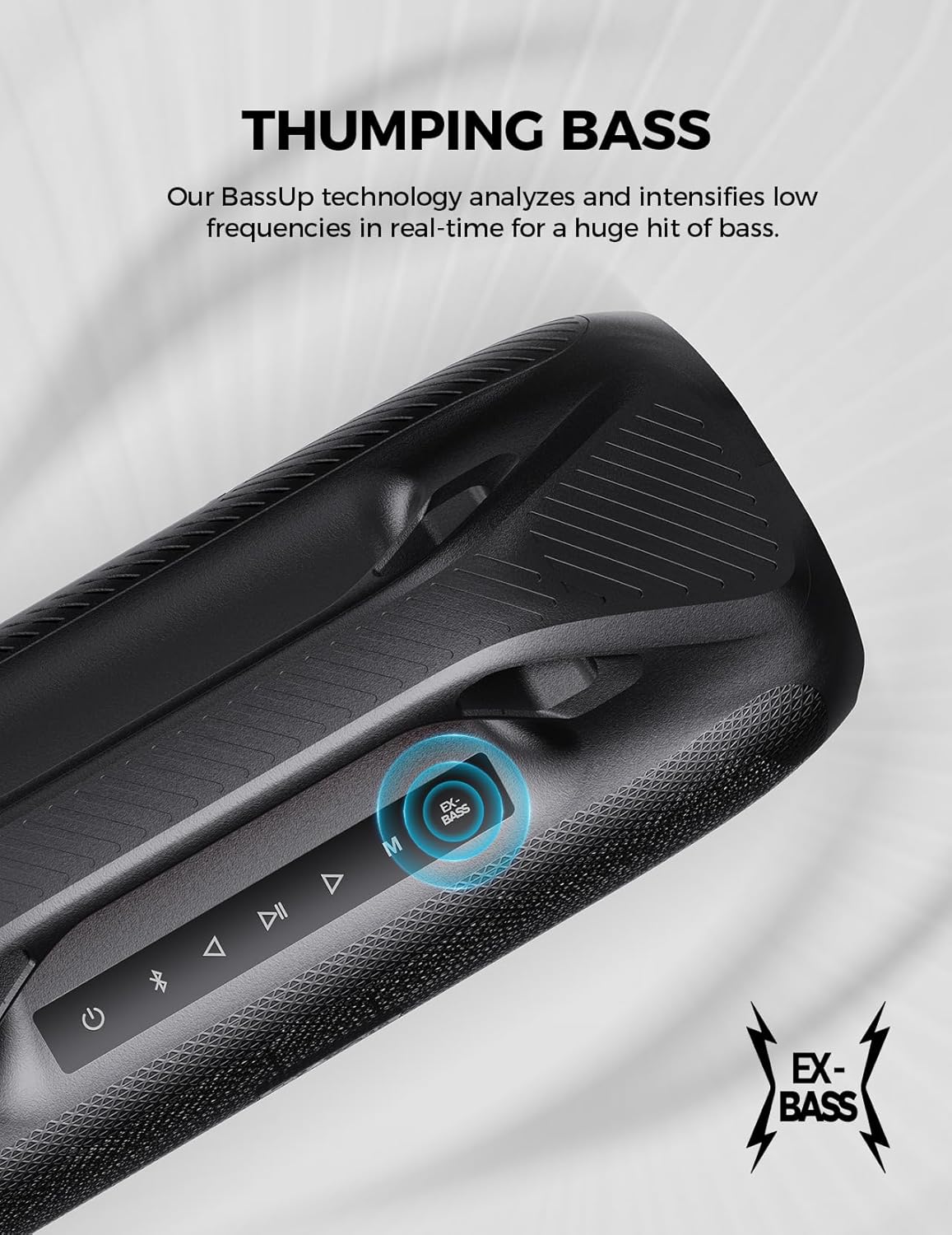 Portable 100W For Bluetooth Sp - огляд і ціна Portable Bluetooth Speaker Waterproof Ipx7