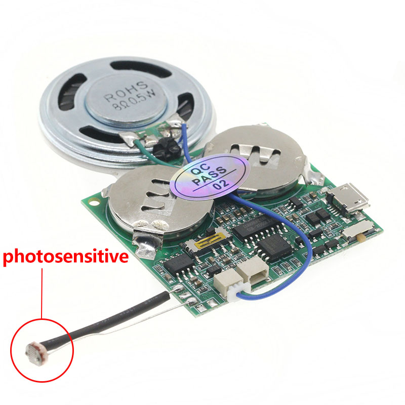 DIY Light Sensor Sound Module  - огляд і ціна Speakers