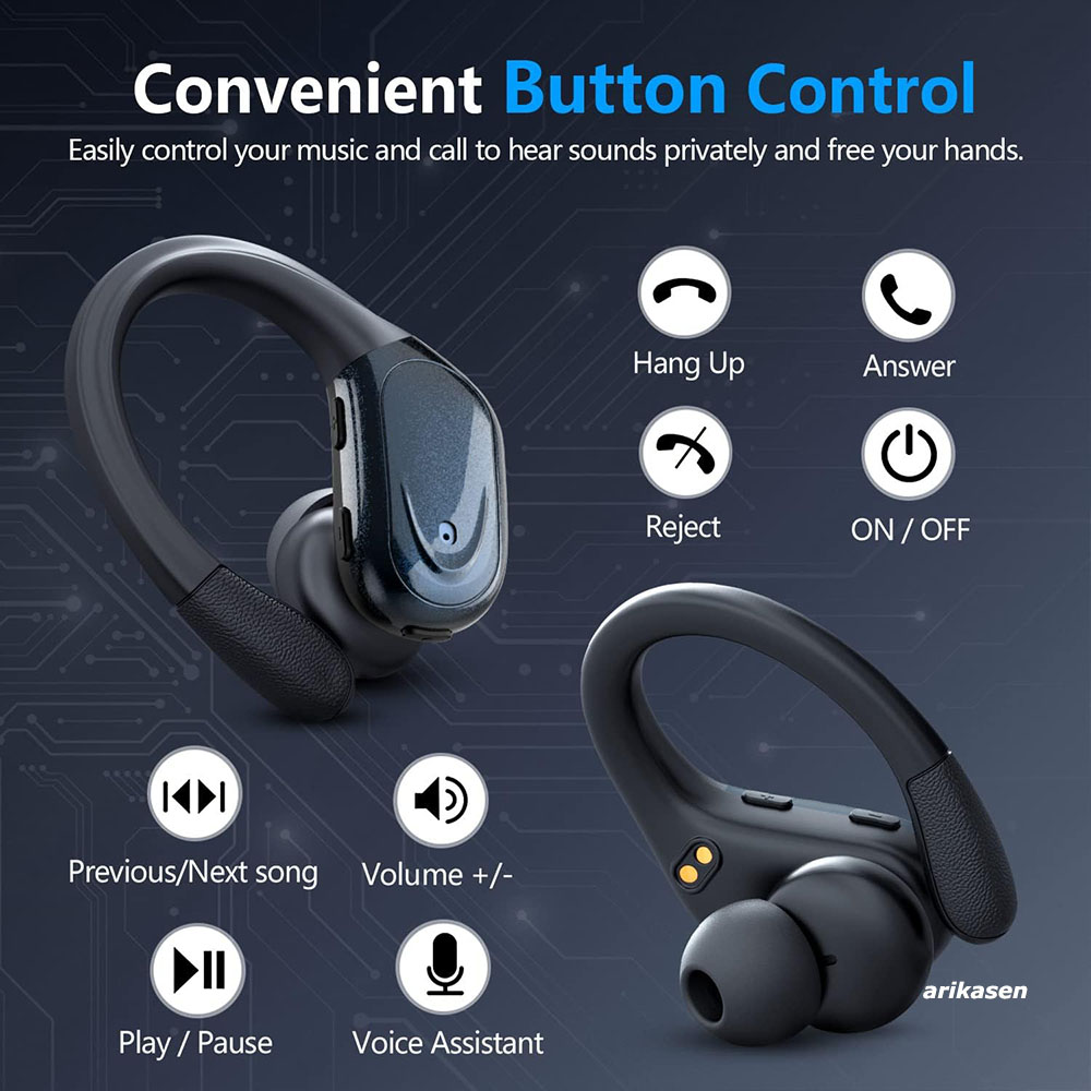 Wireless Earbuds Sport Bluetoo - огляд і ціна Anc Wireless Over Ear Headphones
