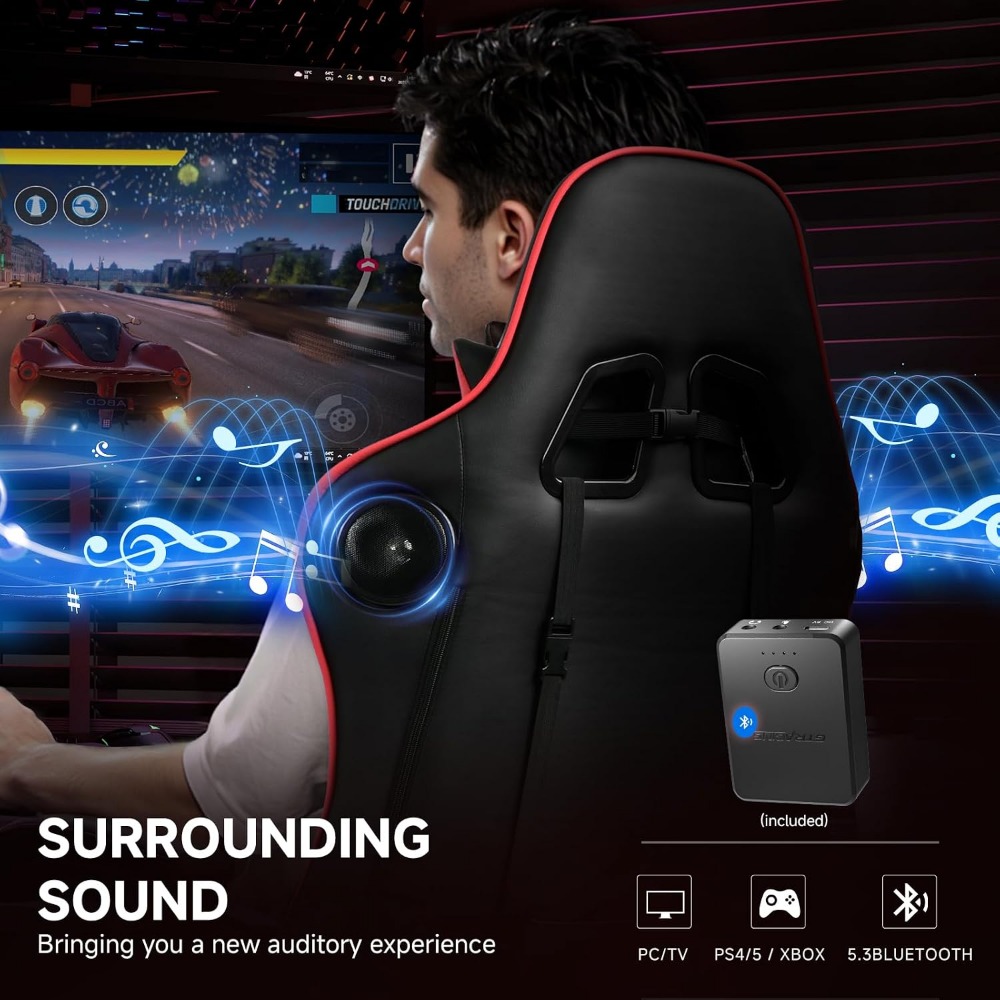Ergonomic Gaming Chair with Bl - огляд і ціна Speakers