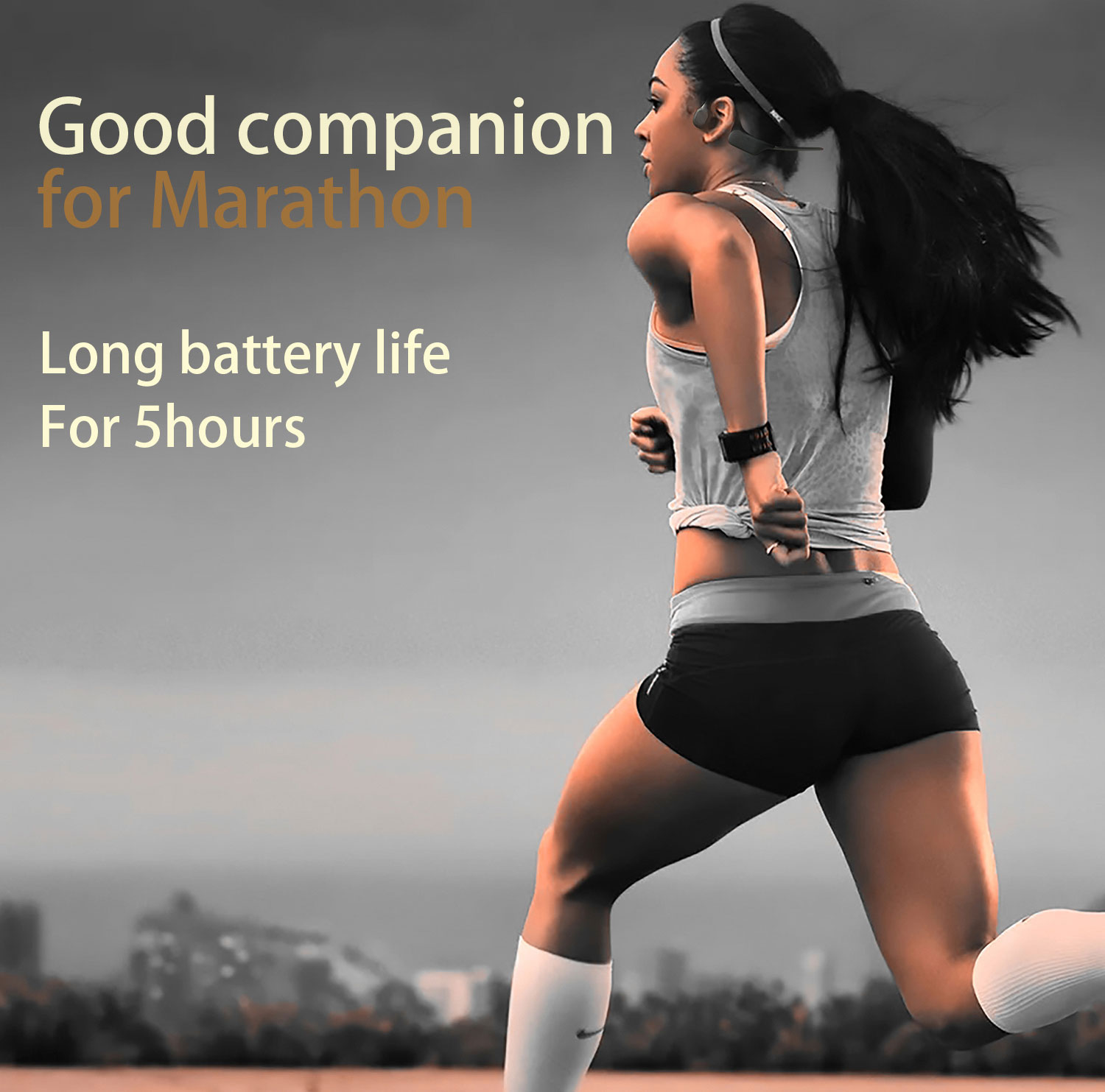 2024 Classic DG08 Bone Conduct - огляд і ціна Bone Conduction Running Headphones