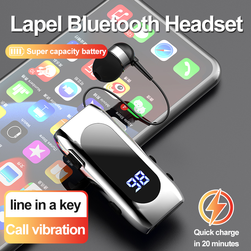 K55 Lapel Bluetooth Headset Li - огляд і ціна Type C Wired Earphones With Mic