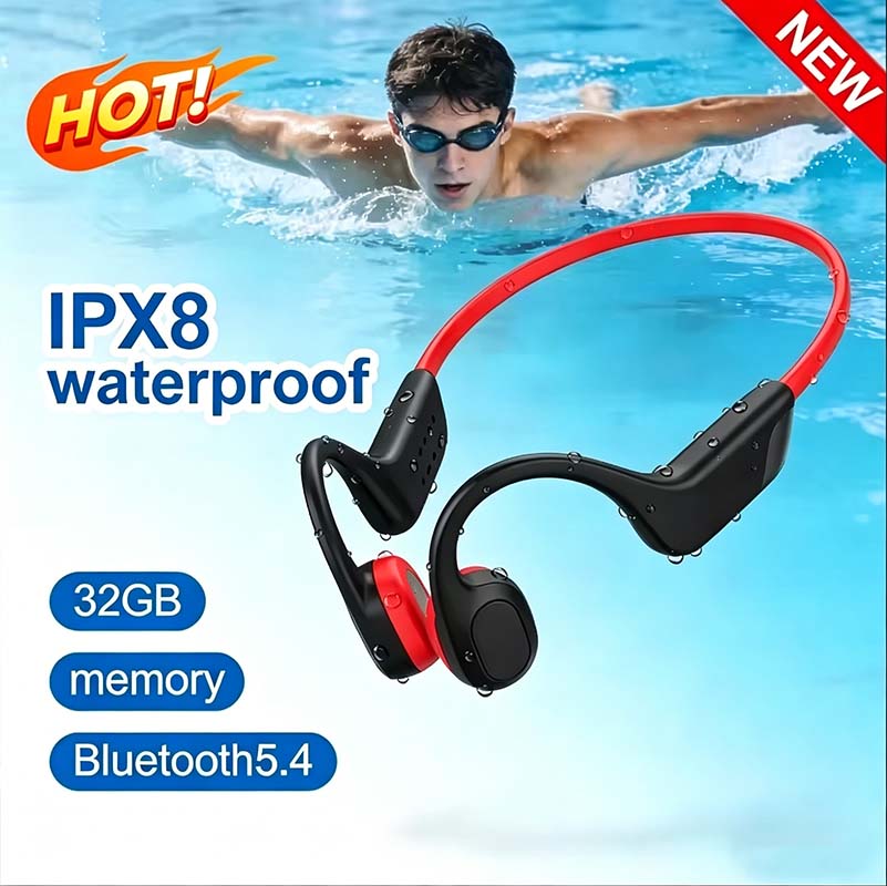 2026 New Bone Conduction Bluet - огляд і ціна Bone Conduction Running Headphones