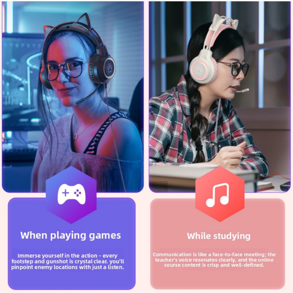 RGB Gaming Earphones with High - огляд і ціна Gaming Headset With Mic Rgb