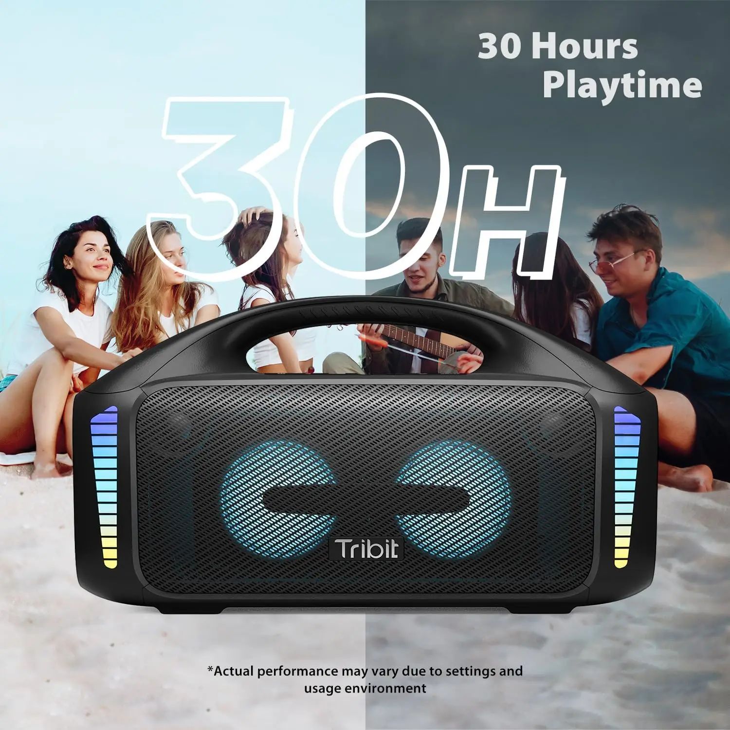 Tribit Portable Bluetooth Spea - огляд і ціна Portable Bluetooth Speaker Waterproof Ipx7