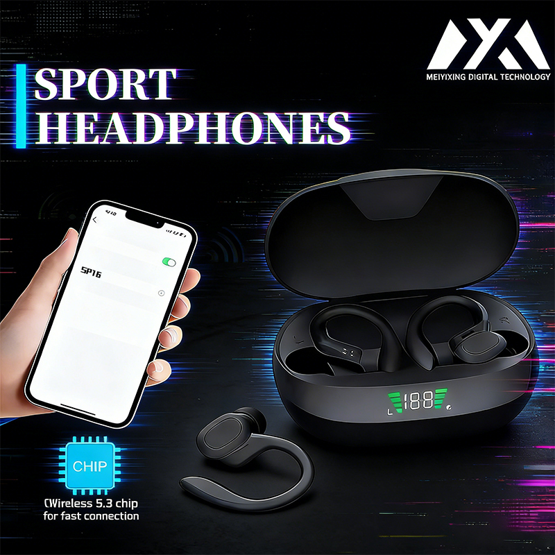 SP16-Earhook Bluetooth Headpho - огляд і ціна Anc Wireless Over Ear Headphones